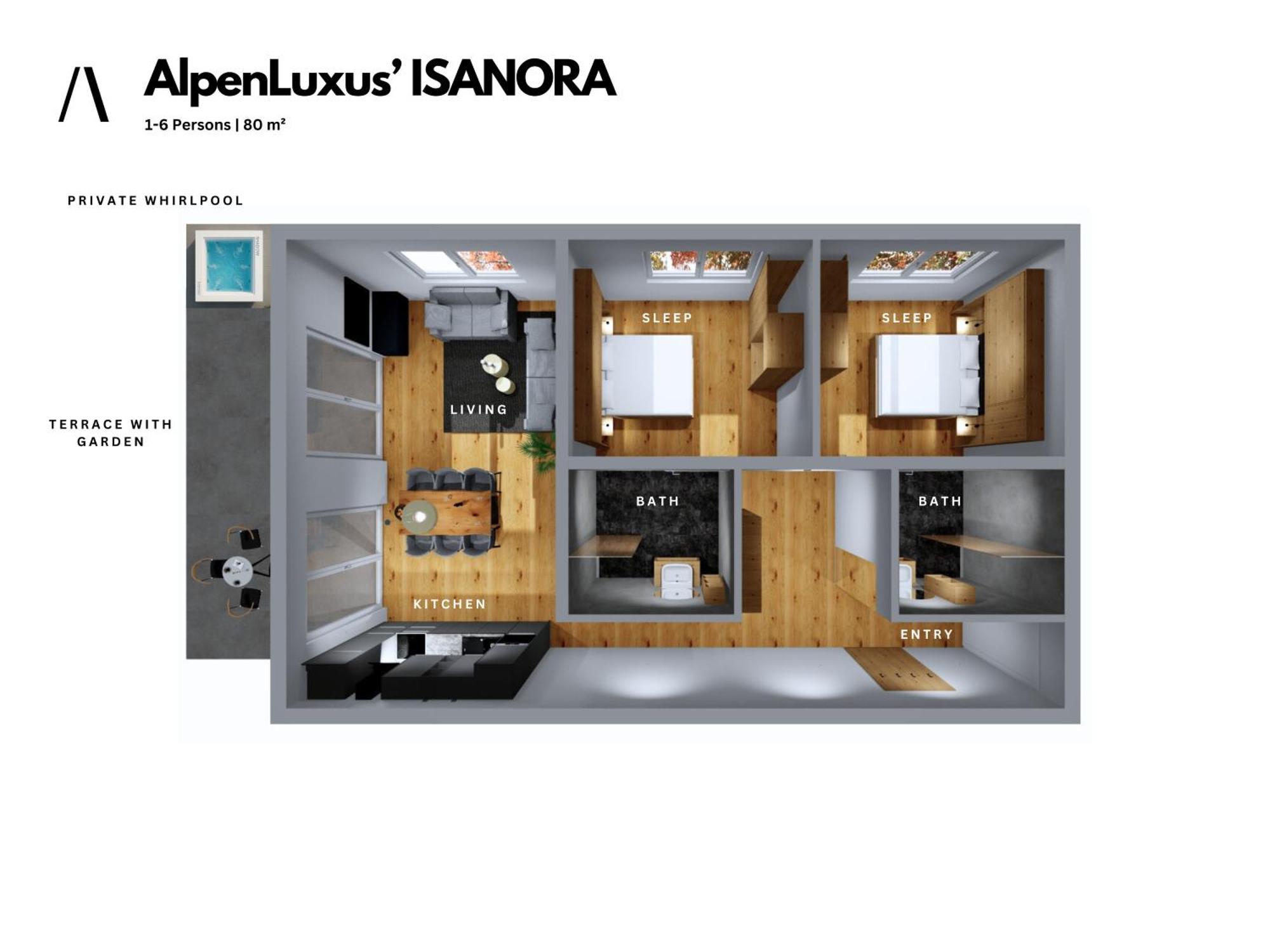 Isanora - Garden & Private Whirlpool By Alpenluxus Appartements Fügen Eksteriør billede